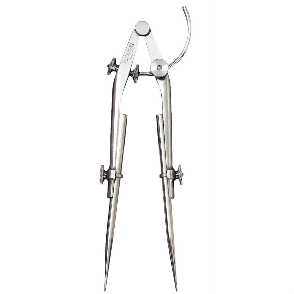 85B Carpenters and Sheet Metal Workers Improved Extension Divider with caliper legs