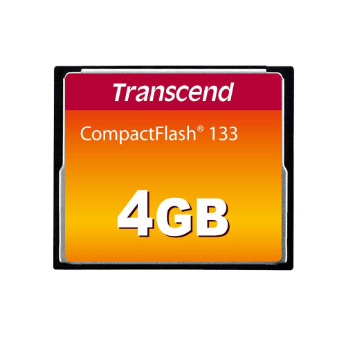 Transcend 4 GB 133X CompactFlash-hukommelseskort TS4GCF133