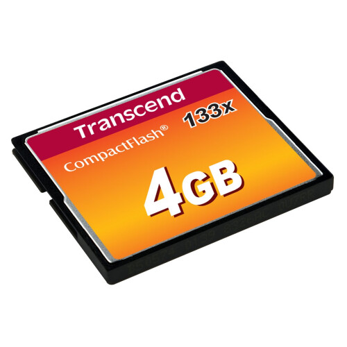 Transcend 4 GB 133X CompactFlash-hukommelseskort TS4GCF133 1