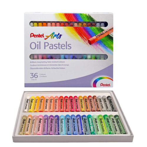 Pentel PENPHN36 - Conjunto Pastel leo com Maleta