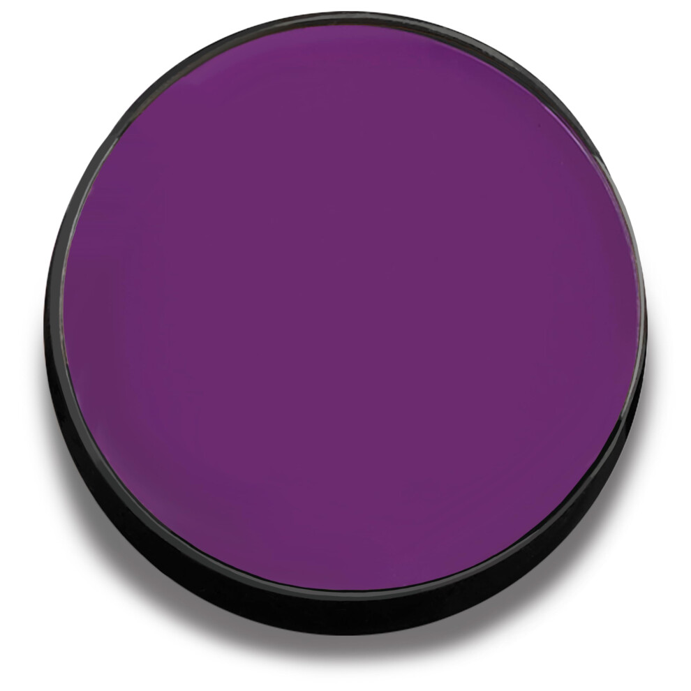 Mehron Makeup Color Cups | Stage  Foundation  Face Paint  Body Paint  Halloween | Face Paint Makeup | Greasepaint .5 oz (14 g) Purple