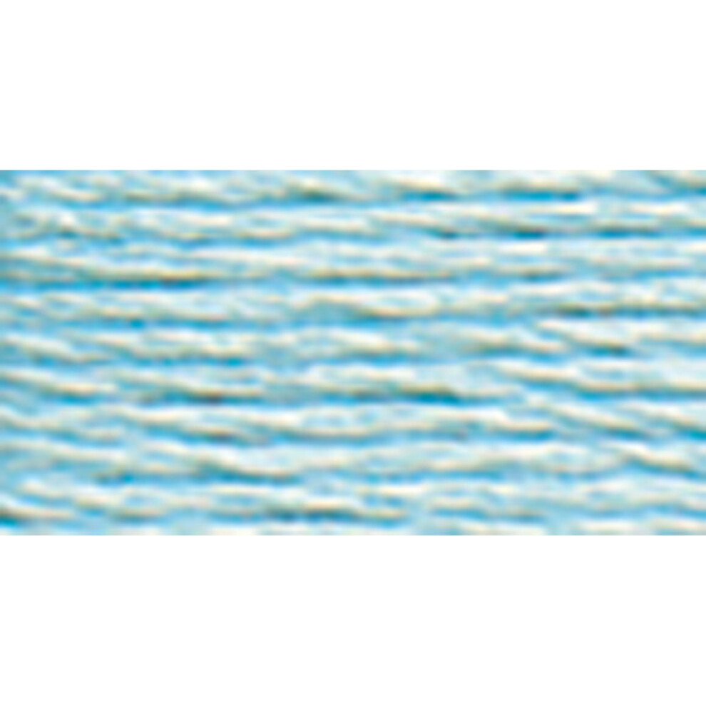 DMC 117-3761 Mouline Stranded Cotton Six Strand Embroidery Floss Thread  Light Sky Blue  8.7-Yard