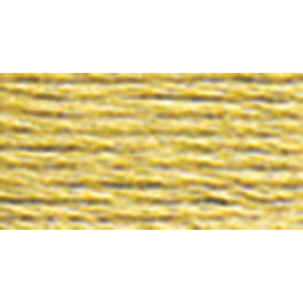 DMC 117-3046 Six Strand Embroidery Cotton Floss  Medium Yellow Beige  8.7-Yard