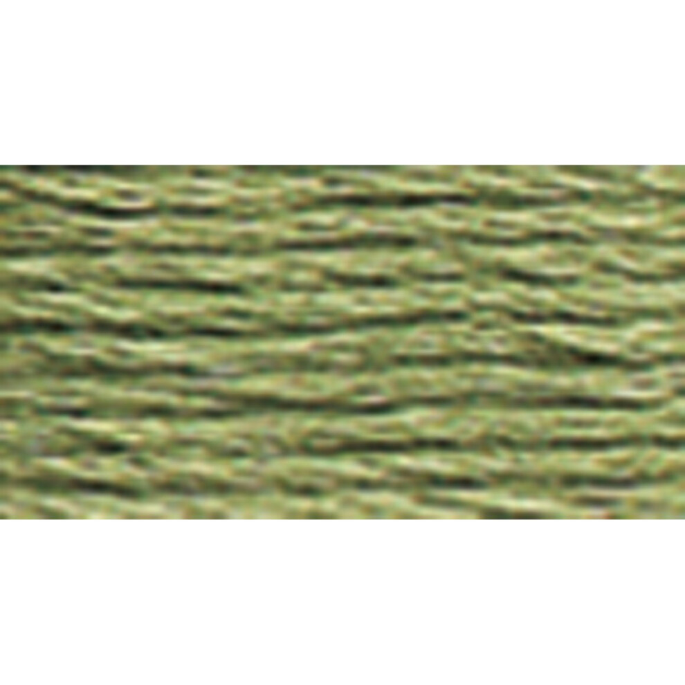 DMC 117-522 Six Stranded Cotton Embroidery Floss  Fern Green  8.7-Yard
