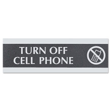 Headline Sign 4759 Century Series B roschild Handy ausschalten , 9 x 3
