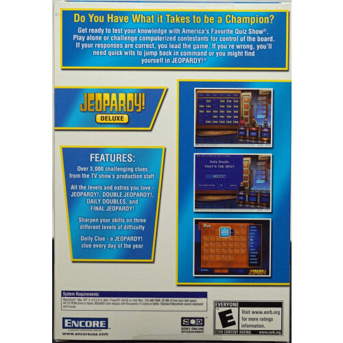Encore Jeopardy Deluxe [Star    verzia] 1