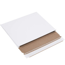 Biele plachtov ob lky Aviditi 10 x 7 3/4 x 1"""" s vystu en m okrajom