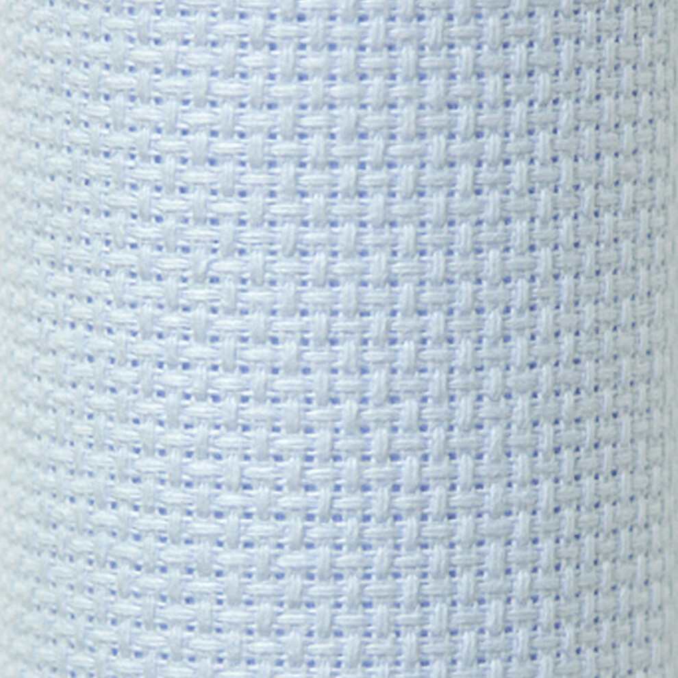 DMC GD1436-4600 Classic Reserve Gold Label Aida Fabric Box  Light Blue  14 Count