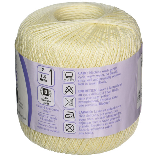 Tia Lydia Classic Crochet Thread 10 Cream 1