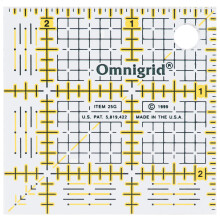 Omnigrid Inch Grid Lineal 2- """" X 2- Original version