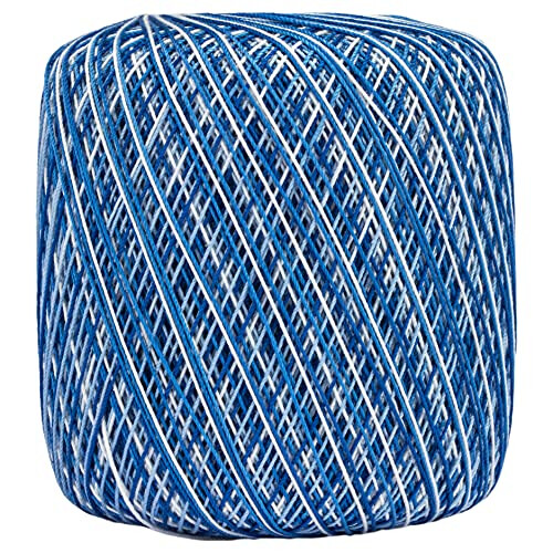 Coats Crochet Classic Crochet Thread 10 tons de azul 1