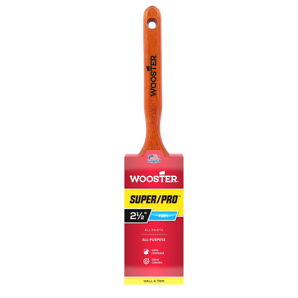 Photos - Putty Knife / Painting Tool Wooster 912-0J41020024 Brush J4102-2-1/2 Super/Pro Badger Flat Sash Paintbrush 2-1/2-Inch 2.5 Inch Gold J4102-2 1/2