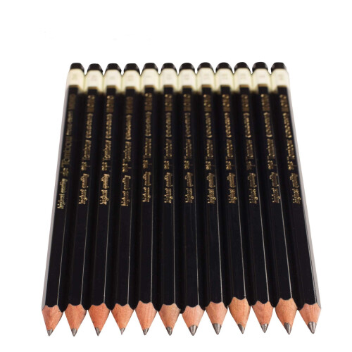 Tombow 51523 MONO Σετ Μολυβιών Σχεδίασης, Διάφοροι Βαθμοί, 12-Pack 2