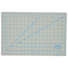 X-Acto X7761 ngygyul vgszonyeg, csszsmentes als, 1 rcs 12 x 18 hvelykes tbla 11 x 17 hvelykes mrofellettel szrke