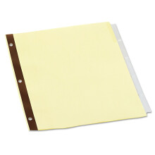 Universal UNV20861 Deluxe Extended Insertable Tab Indexes with 5 Clear Tabs - Buff (24/Box)