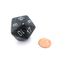 Jumbo d20 Counter - kvrnit 34mm kocky: Ninja