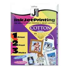 Jacquard Inkjet Printable Cotton Fabric  8.5 by 11 inches  30 Sheet Pack