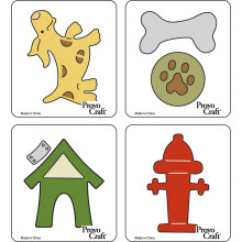 Provo Craft Cuttlekids Cutting Dies 4/Pachet Love Puppy