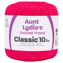 Abrigos Crochet Hilo de Crochet Cl   sico Rosa Fuerte