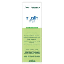 Clean + Easy Tiras de Cera Muselina Grandes para Piernas 100 Piezas
