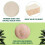 Clean + Easy Muslin Vaxstrips Stora Ben 100 Stycken 4
