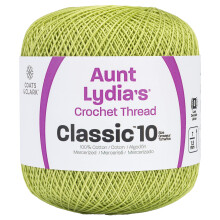 Hilo de crochet cl   sico Coats Crochet, paquete de 1, Wasabi, 1050 pies
