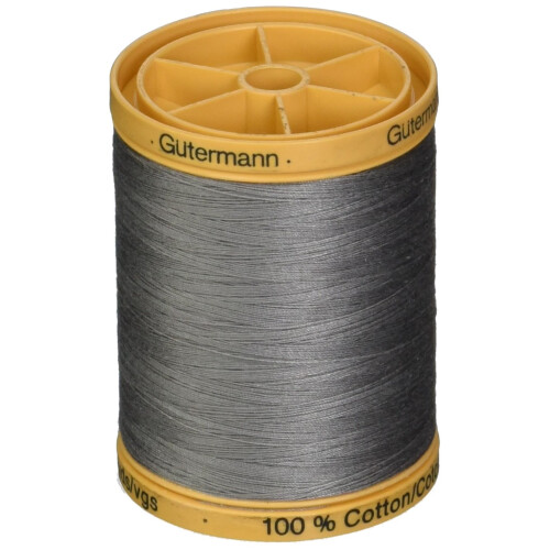 Hilo Gutermann 100% algod   n natural 800 m gris