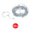 Silver Barbed Wire Garland 2