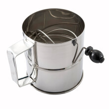 Winco Winware Peneira Rotativa em Aço Inoxidável de 8 Copos
