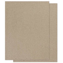 Papel para bolsas marrones - KRAFT - 8,5 x 11 - CUBIERTA DE 65 lb - PAQUETE DE 100