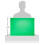 Winco Cutting Board  Medium  Green 2