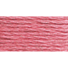 Hilo de algod   n para bordar DMC 117-962, 6 hebras, rosa polvoriento medio, 8,7 yardas