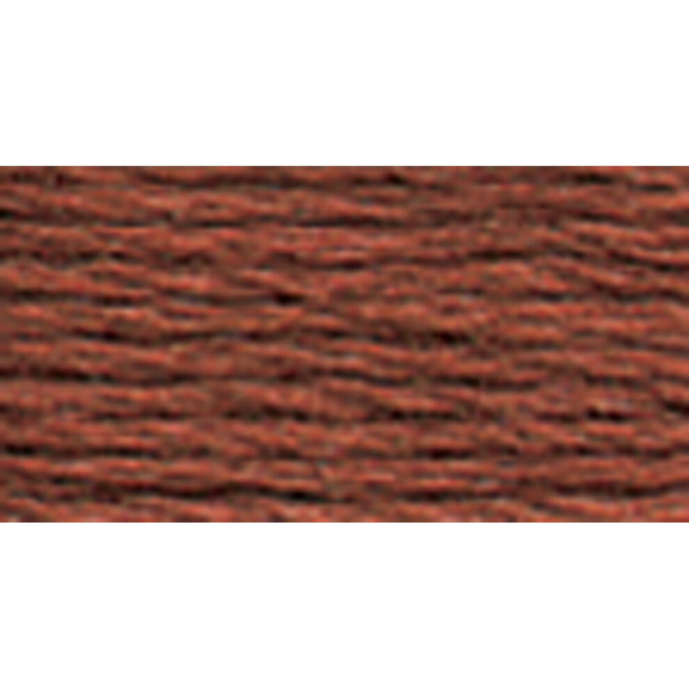 DMC 117-3858 Mouline Stranded Cotton Six Strand Embroidery Floss Thread  Medium Rosewood  8.7-Yard