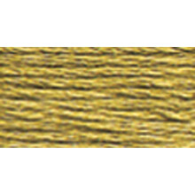 Hilo de bordar Mouline de seis hebras, color mostaza, DMC 117-371, 8,7 yardas