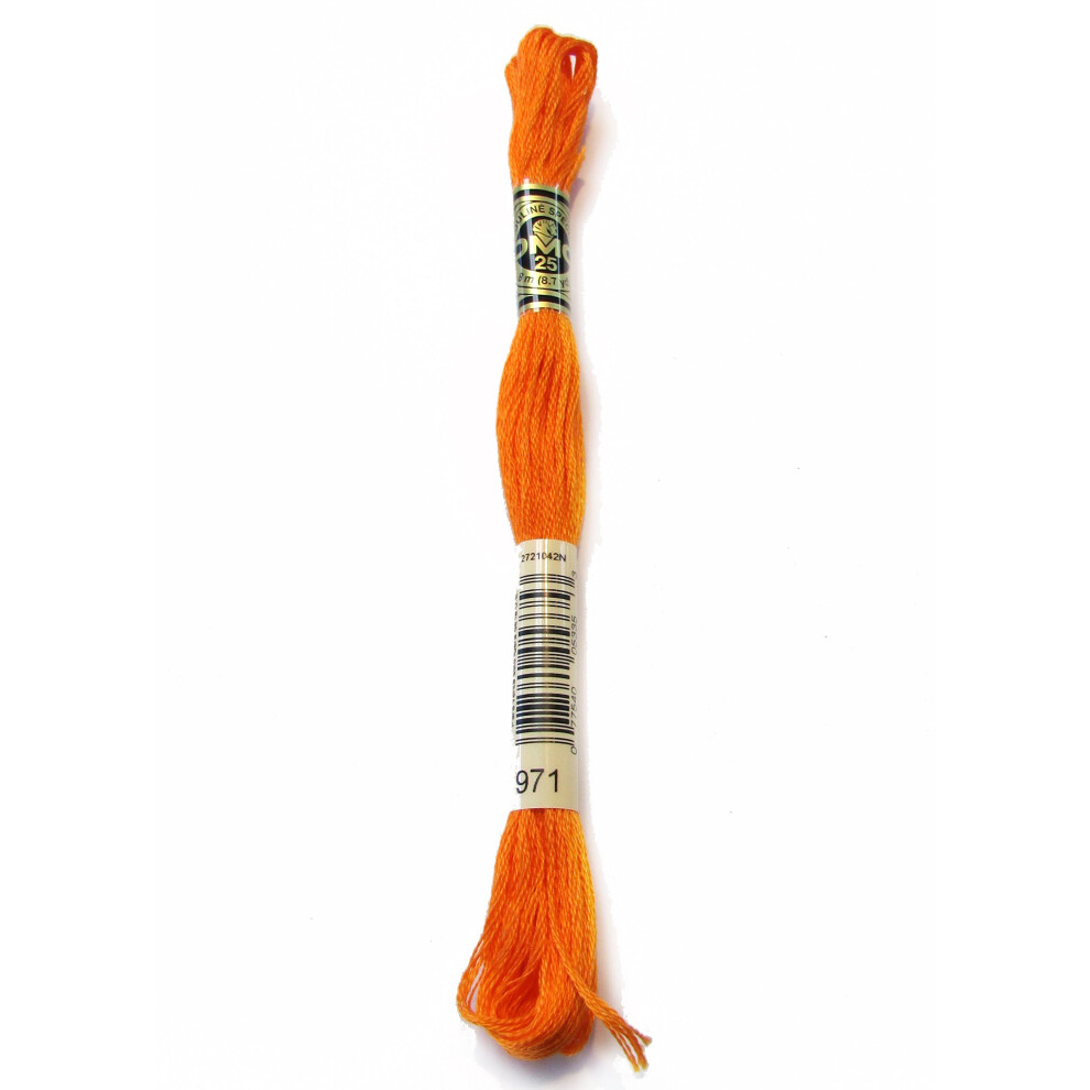 DMC Cotton Embroidery Floss-Pumpkin