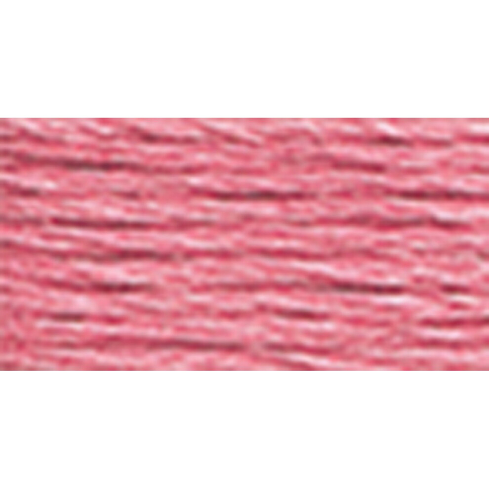 DMC 117-3733 Mouline Stranded Cotton Six Strand Embroidery Floss Thread  Dusty Rose  8.7-Yard