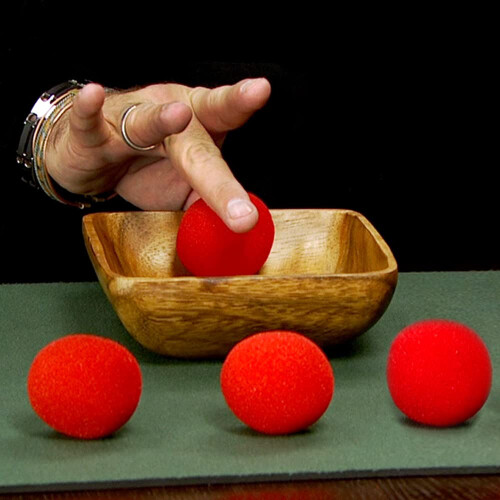 Bolas de Esponja para Magia - Edición Roja - Set de 4 Bolas con Curso Online Completo 2