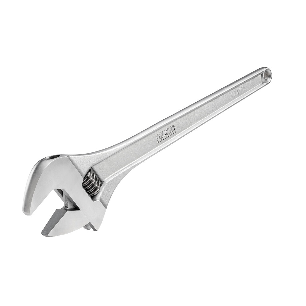 RIDGID 86932 774 Adjustable Wrench  24-inch Large Adjustable Wrench for Metric and SAE Silver Small