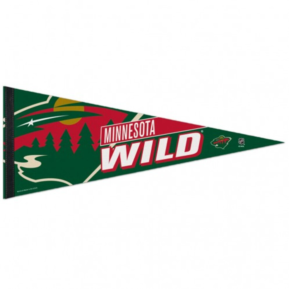 Minnesota Wild Pennant 12X30 Premium Style-image