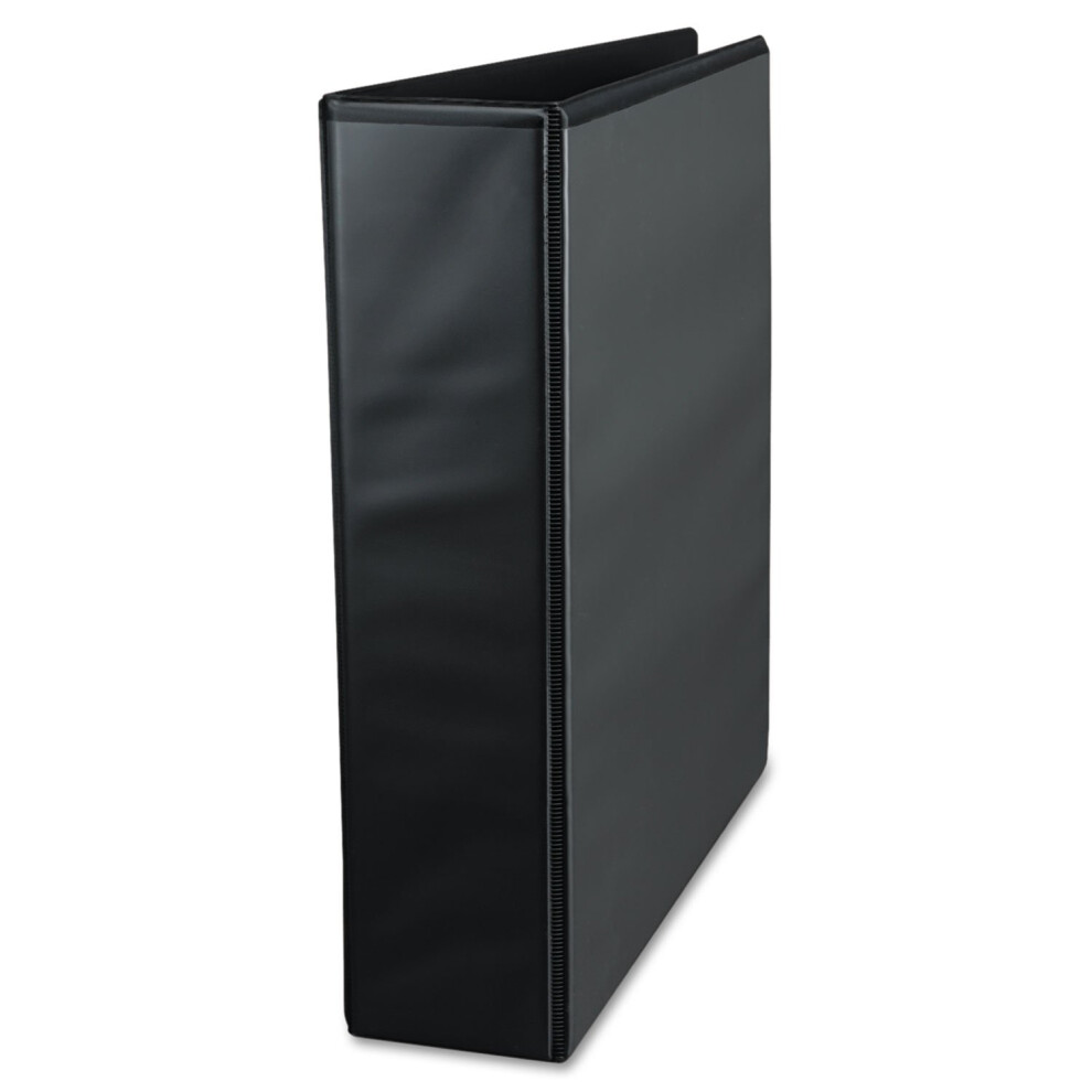 Universal 30731 Push-Open Deluxe Plus D-Ring View Binder  2-Inch Capacity  8-1/2 x 11  Black