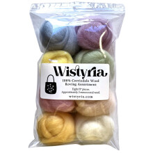 WISTYRIA EDITIONS M   kk    pastely, 100 % vlnen    roving, 30 cm