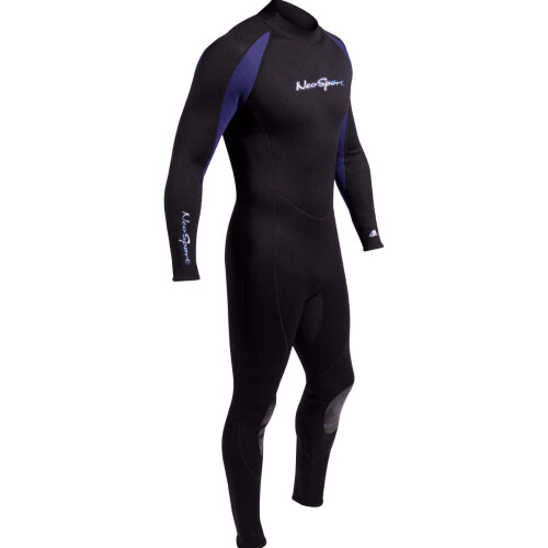 Neosport 3/2mm Men? S Neoprene Backzip Jumpsuits-Black/Blue-Medium 1