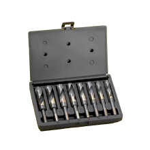 Juego de brocas Champion XG12-8C de 8 piezas, color negro, dorado, plateado y Deming