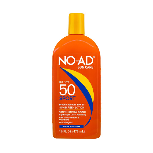 NO-AD Sport Sunscreen Lotion  SPF 50 16 oz