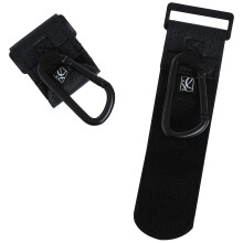 J.L. Childress Clip 'N Carry Strollerkrokar - Universella klipp med halkfria remmar - Hållbara karbiner för flaskor & väskor - 2-pack