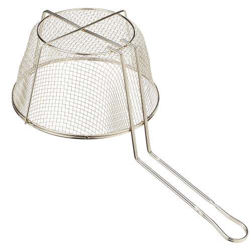 Wire Round Fry Basket - 11-1/2 """" Dia. 2