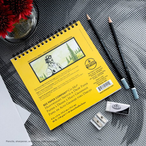 Bee Paper Co-Mo schetsblok 6-inch bij 6-inch 2
