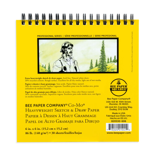 Bee Paper Co-Mo schetsblok 6-inch bij 6-inch