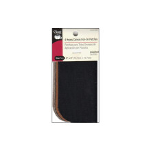 Dritz Heavy Canvas 5 x 5 4 Count Assorted Iron-On Patches 5 by 5-Inch Colors May Vary