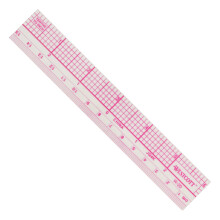 Westcott 6"""" 10ths Transparent Graph Ruler Palce/Metric Translucent Color (W-20)